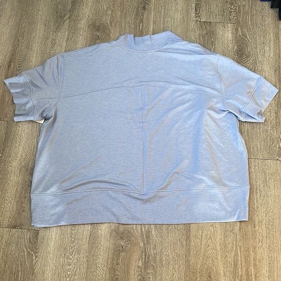 New NWT Athleta Lotus Wrap Blue size large xl blue sweater - Picture 7 of 7